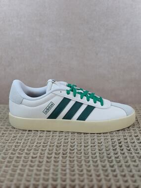 Adidas VL Court 3.0 Men’s 11.5 White Green – Brand New in Box + Extra Laces